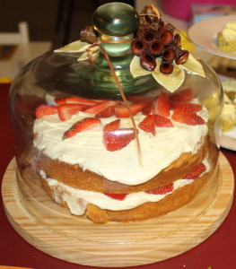 Strawberry Sponge Cake