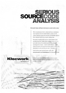 Klocwork code analysis ad